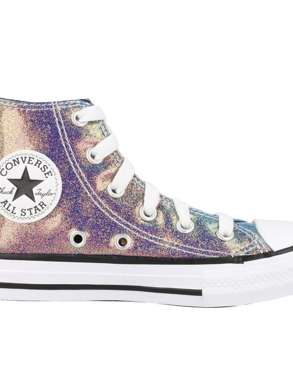 Converse Kids' Chuck Taylor All Star High Top - Iridescent Purple-Pink-Gold